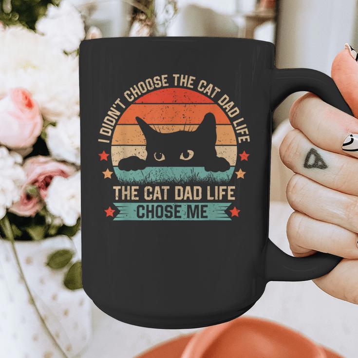 I Didn't Choose The Cat Dad Life The Cat Dad Life Chose Me Graphic Print Coffee Mug