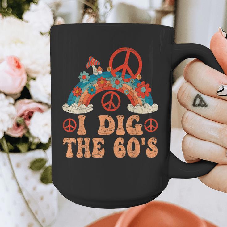 I Dig The 60s Aesthetic Nostalgia 1960's Retro 60s Party Graphic Print Coffee Mug