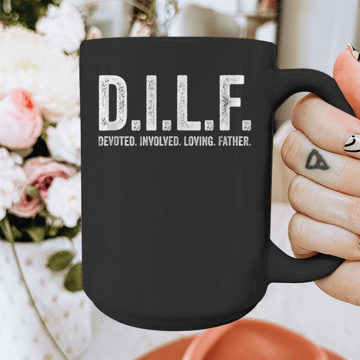 DILF Apparel Men For Dad Graphic Print Coffee Mug