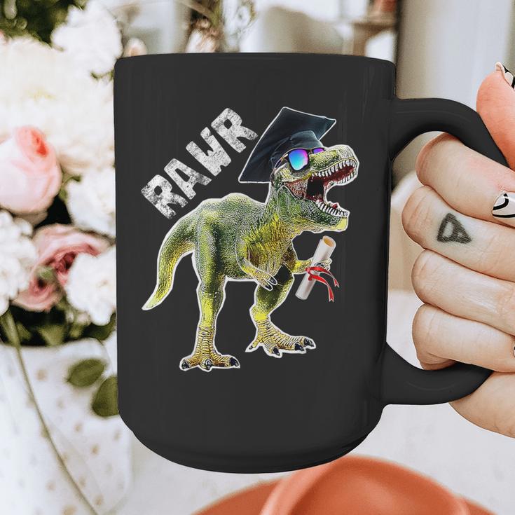 DinosaurRex Rawr Last Day Of School Graduation Shirt Graphic Print Coffee Mug