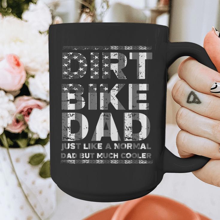 Dirt Bike DAD Bike Motocross Enduro US Flag Shirt T-Shirt Graphic Print Coffee Mug