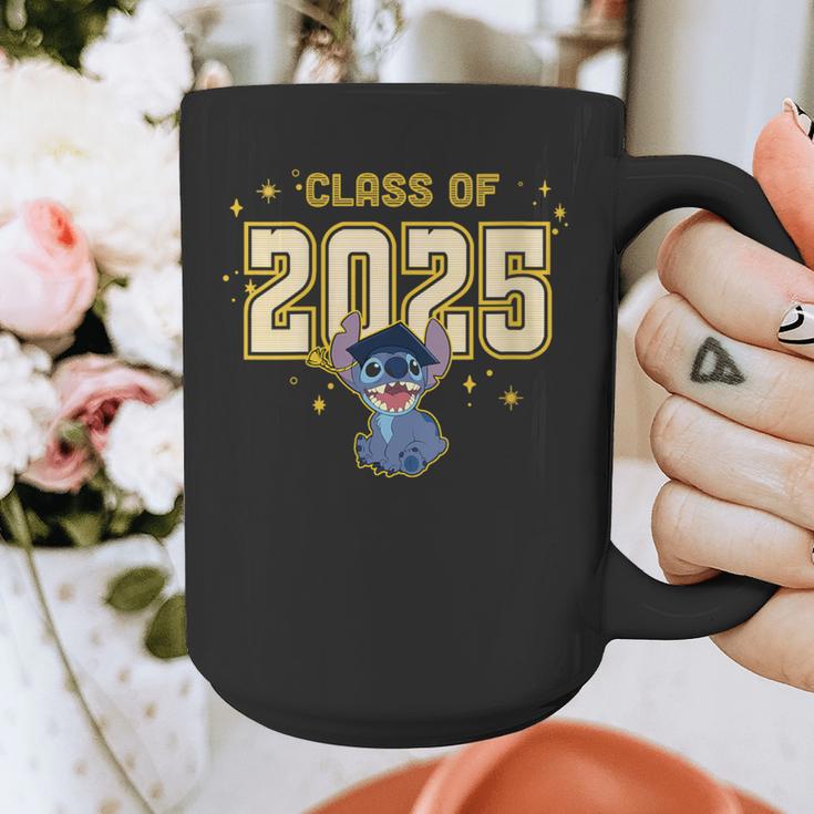 Disney Lilo & Stitch Graduation 2025 Stitch Collegiate Graphic Print Coffee Mug