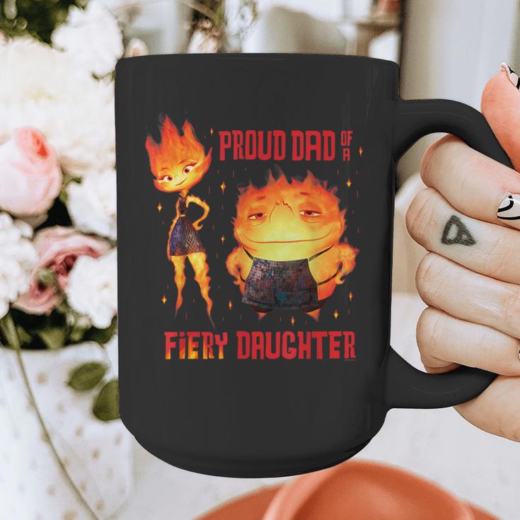 Disney And Pixar’s Elemental Proud Dad Of a Fiery Daughter Graphic Print Coffee Mug