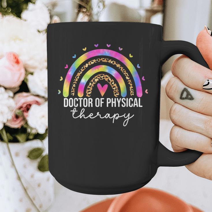 Doctor Of Physical Therapy Therapist DPT Graduation Rainbow Graphic Print Coffee Mug