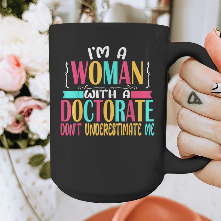 Doctorate Degree PhD Graduation PsyD Woman EdD Psychology Graphic Print Coffee Mug