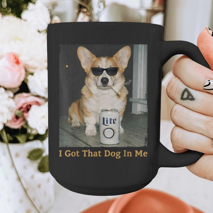 I Got That Dog In Me Corgi Dog Meme For Corgi Mom Dad Graphic Print Coffee Mug
