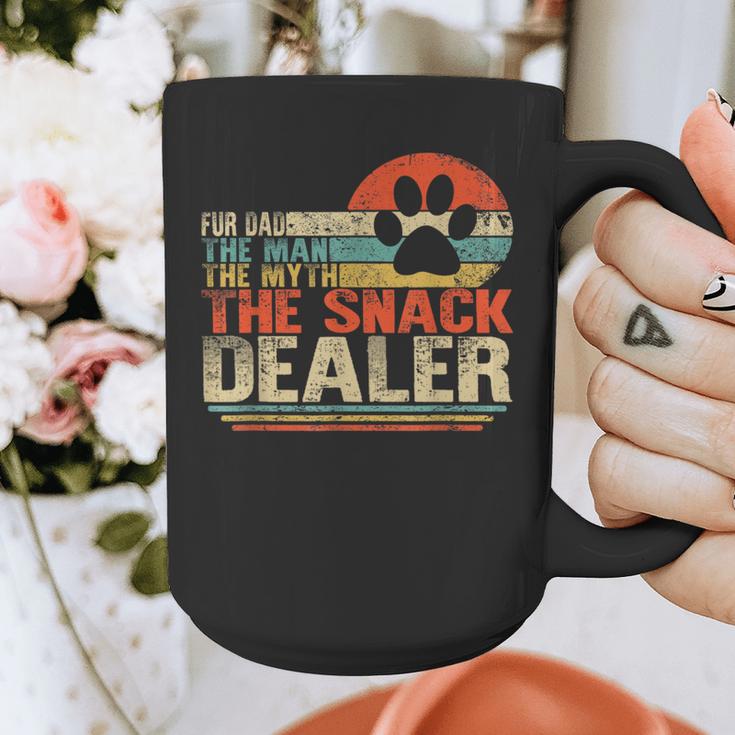 Dog Fathers Day Fur Dad The Man The Myth The Snack Dealer Graphic Print Coffee Mug