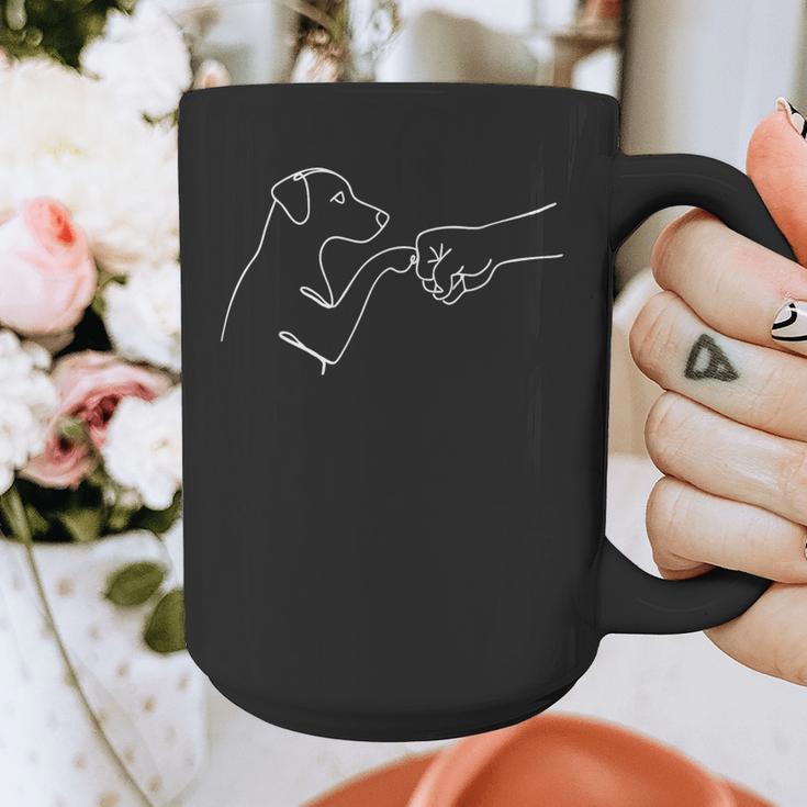 Dog Fist Bump Dog Lover Dog Owner Dog Dad Graphic Print Coffee Mug