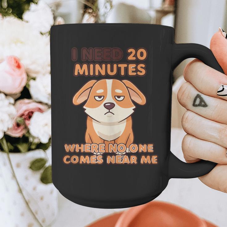 Dog Introvert I Need 20 Minutes Where No One Comes Graphic Print Coffee Mug Dog Introvert I Need 20 Minutes Where No One Comes Graphic Print Coffee Mug