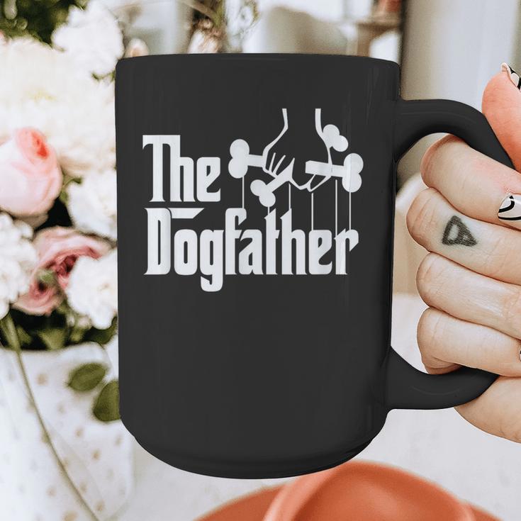 The Dogfather Dog Dad Dog Lover Graphic Print Coffee Mug