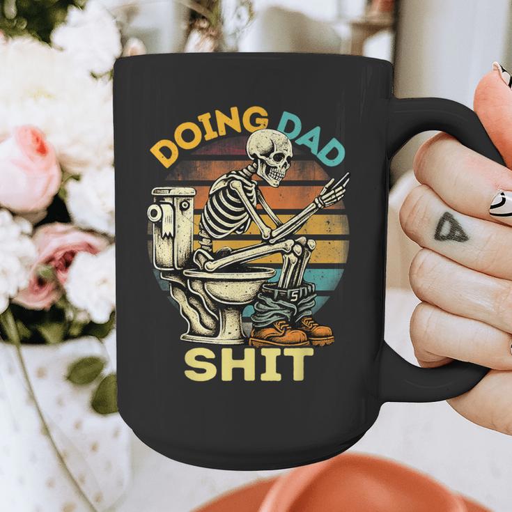 Doing Dad Shit Dad Joke Skeleton Dad Dad Father's Day Graphic Print Coffee Mug