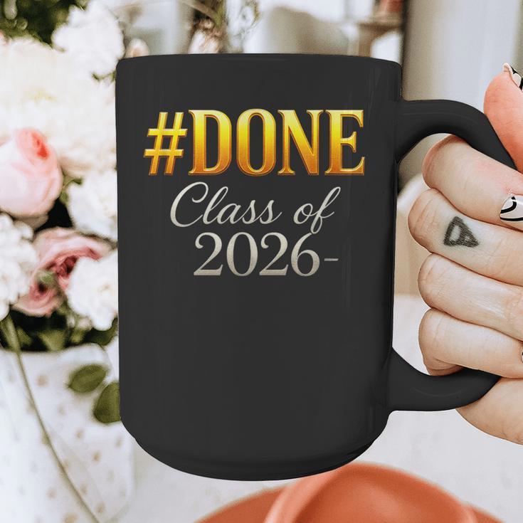 Done Class Of 2026 Graduation Graphic Print Coffee Mug