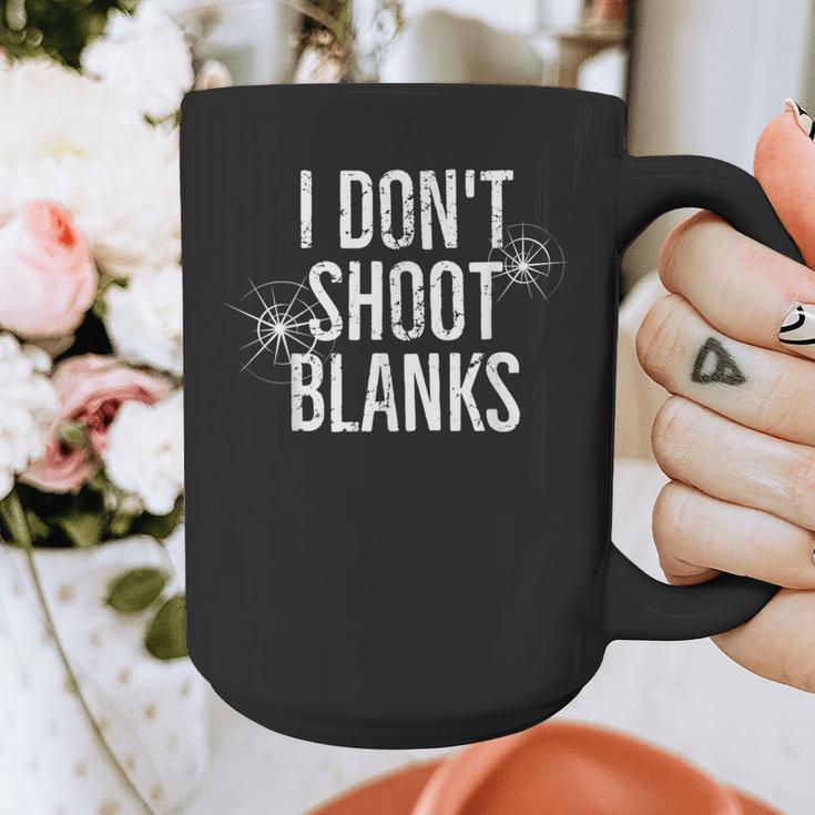 I Don't Shoot Blanks Dad Pregnancy Announcement T-Shirt Graphic Print Coffee Mug