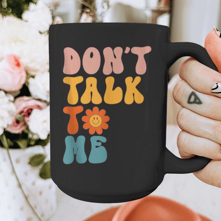 Don't Talk To Me Sarcastic Introvert Antisocial Graphic Print Coffee Mug