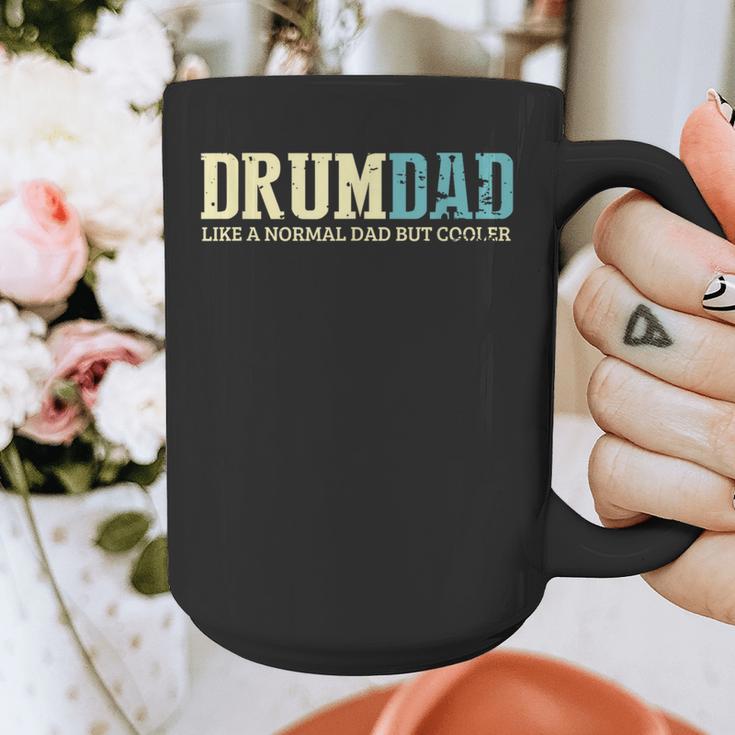 Drum Dad Like A Normal Dad But Cooler Shirt Music Dad Graphic Print Coffee Mug