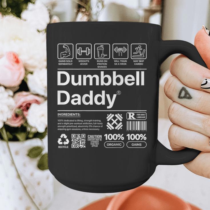 Dumbbell Daddy And Dad Gym Workout Father Graphic Print Coffee Mug