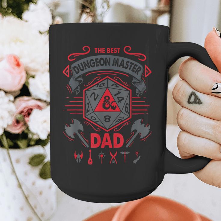 Dungeons & Dragons The Best Dungeon Master Dad Die Logo Graphic Print Coffee Mug