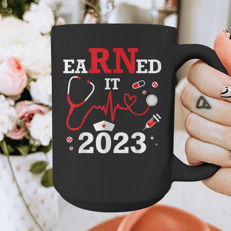 Earned It 2023 For Nurse Graduation Or RN LPN Class Of Graphic Print Coffee Mug