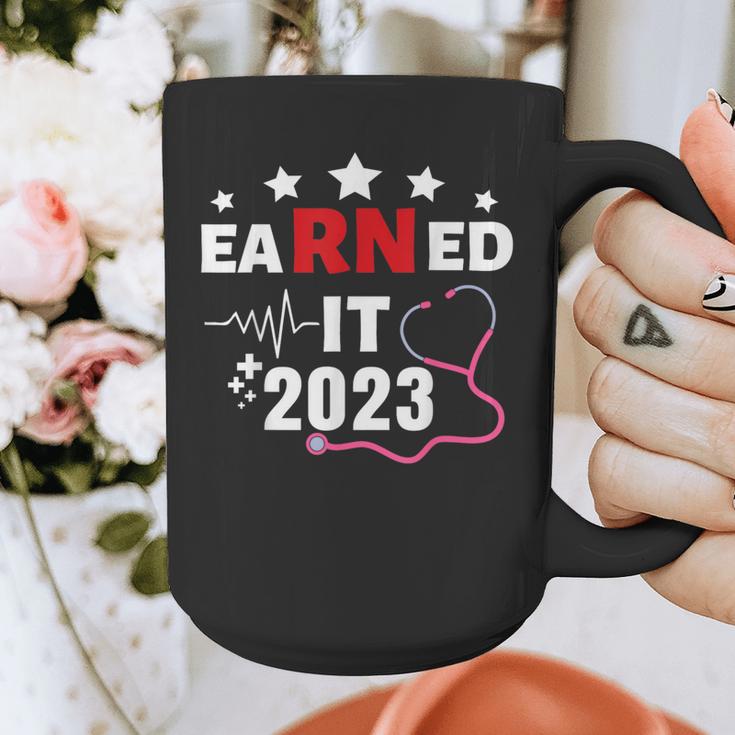 Earned It 2023 For Nurse Graduation Or RN LPN Class Of 2023 Graphic Print Coffee Mug