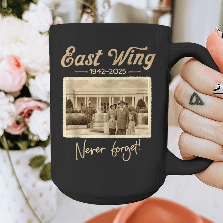 East Wing Never Forget American Vintage Nostalgia Graphic Print Coffee Mug East Wing Never Forget American Vintage Nostalgia Graphic Print Coffee Mug