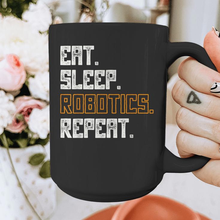 Eat Sleep Robotics Repeat Shirt Graduation Graphic Print Coffee Mug