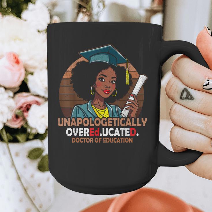 EdD Black Girls Doctor Of Education Graduation Black Women Graphic Print Coffee Mug