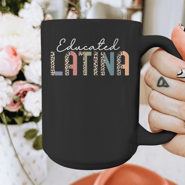 Educated Latina Proud Graduate Latinas Pride Graduation Graphic Print Coffee Mug