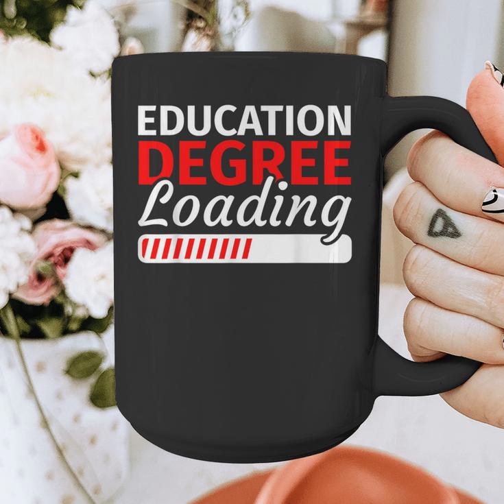 Education Major Shirts Teaching Degree Loading Graduation Graphic Print Coffee Mug