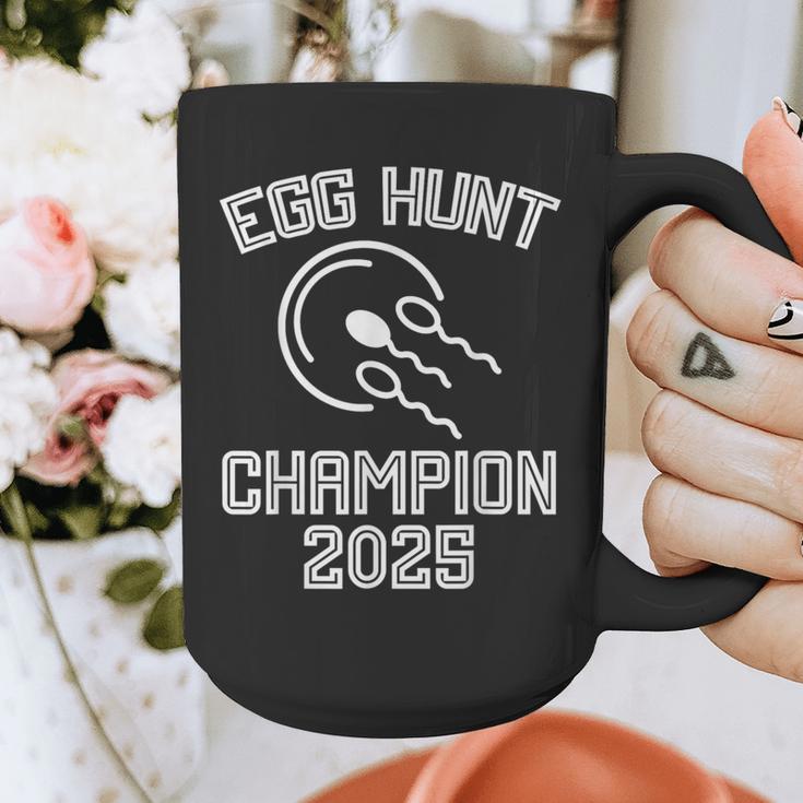 Egg Hunt Champion 2025 First Time Dad Pregnancy Reveal Graphic Print Coffee Mug
