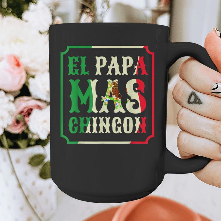 El Papa Mas Chingon Best Mexican Great Dad Graphic Print Coffee Mug