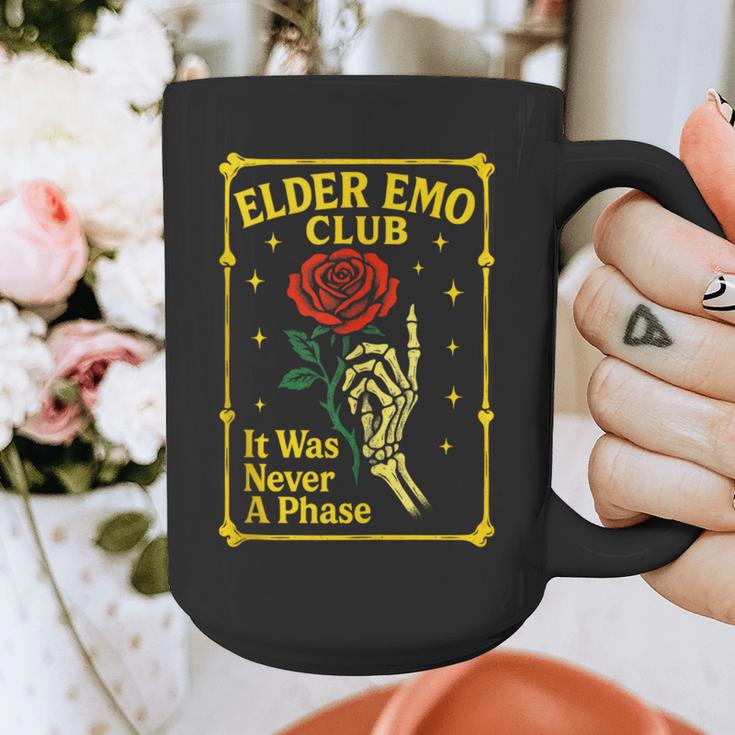 Elder Emo Club Emo Gothic Music Nostalgia Graphic Print Coffee Mug