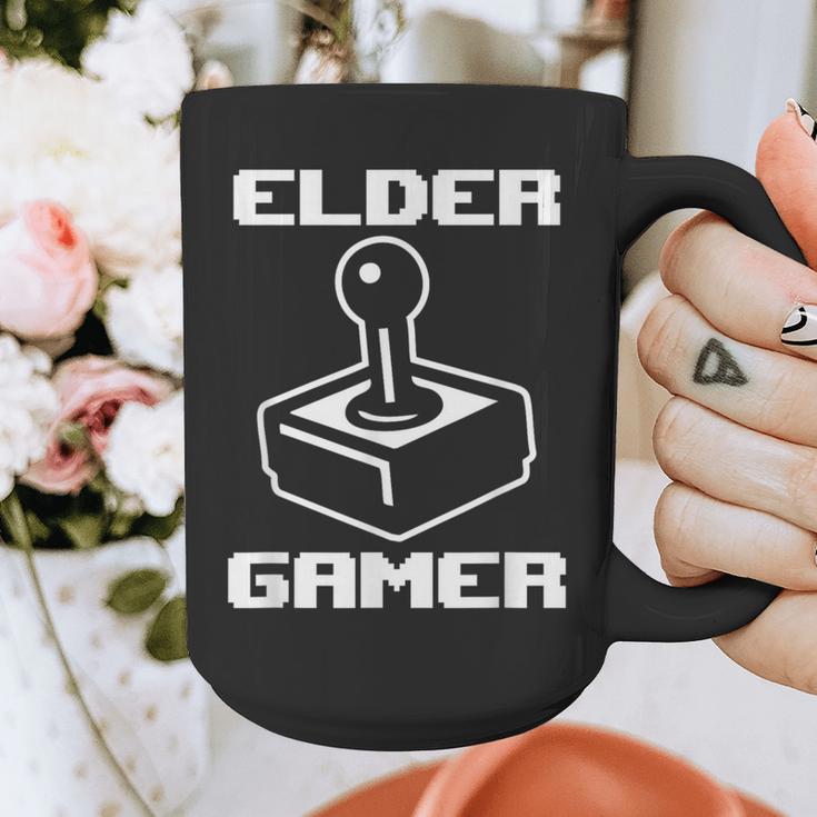 Elder Gamer Retro Video Game Nostalgia Old Gamer Graphic Print Coffee Mug Elder Gamer Retro Video Game Nostalgia Old Gamer Graphic Print Coffee Mug