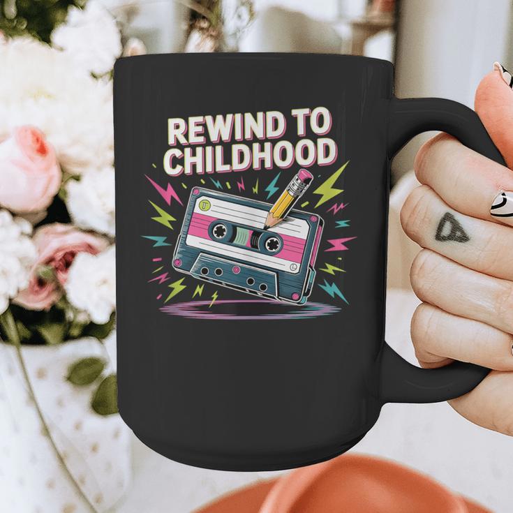 Elder Millennials Embracing 90s Rewind Nostalgia Vibes Graphic Print Coffee Mug