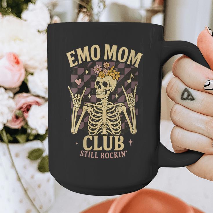 Emo Mom Club Still Rockin Skeleton Nostalgia Women Mother Graphic Print Coffee Mug Emo Mom Club Still Rockin Skeleton Nostalgia Women Mother Graphic Print Coffee Mug