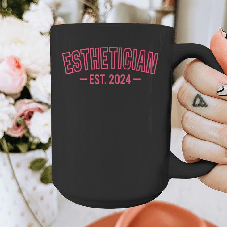 Esthetician Est 2024 For Esthetician Student Graduation Graphic Print Coffee Mug