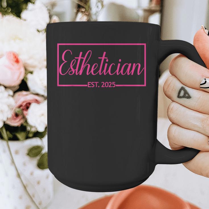 Esthetician Est 2025 Skin Care Specialist Graduation Graphic Print Coffee Mug
