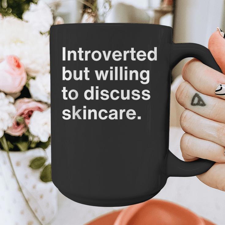 Esthetician Introverted Willing To Discuss Skincare Graphic Print Coffee Mug