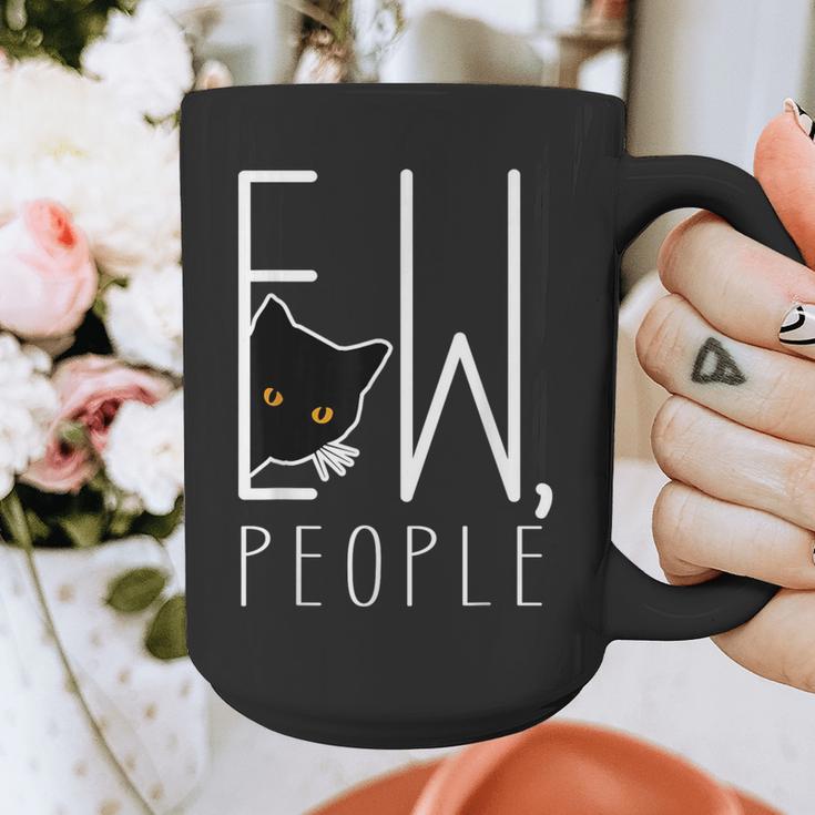 Ew People Cat Introvert Anti-Social Graphic Print Coffee Mug Ew People Cat Introvert Anti-Social Graphic Print Coffee Mug