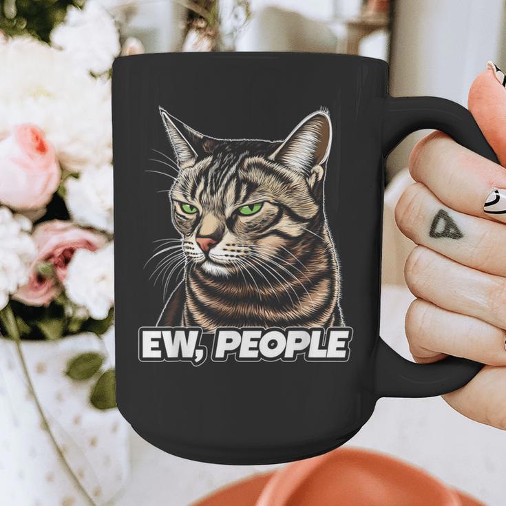 Ew People Cat Tabby Cat Antisocial Grumpy Introvert Graphic Print Coffee Mug Ew People Cat Tabby Cat Antisocial Grumpy Introvert Graphic Print Coffee Mug
