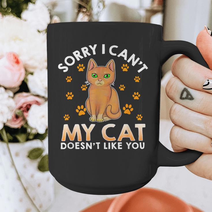 Excuse For Introverts My Cat Doesnt Like You Cat Graphic Print Coffee Mug