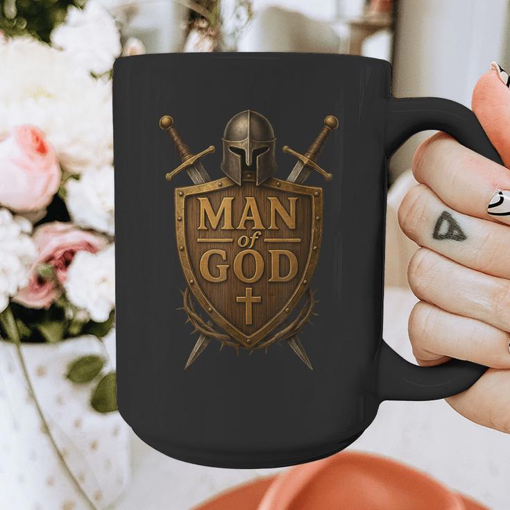Faithful Warrior Man Of God Christian Men Knight Armor Dad Graphic Print Coffee Mug Faithful Warrior Man Of God Christian Men Knight Armor Dad Graphic Print Coffee Mug