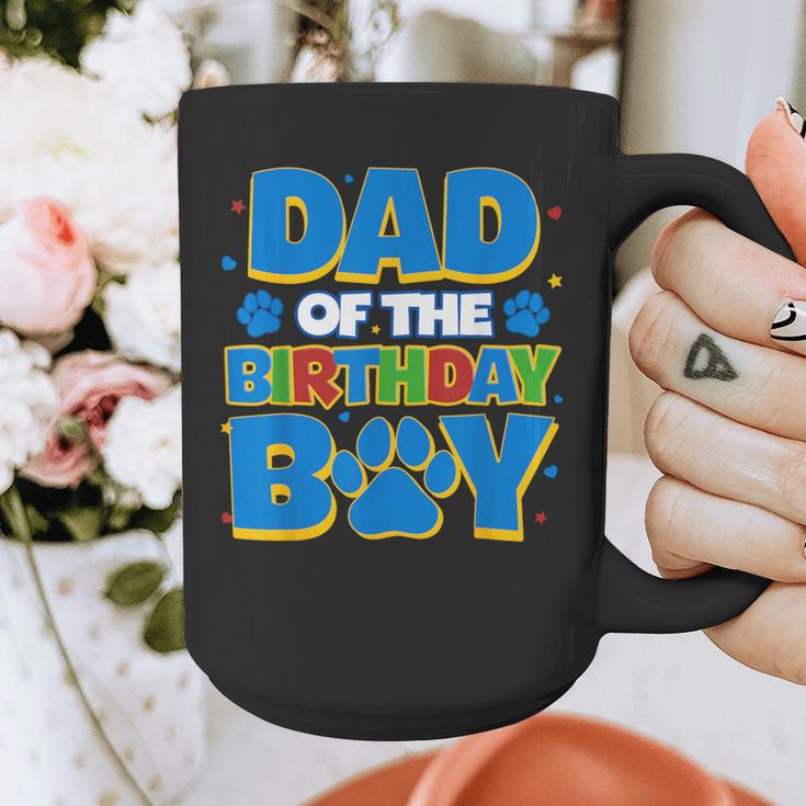 Family Matching Party Shirt Dad Of The Birthday Boy Graphic Print Coffee Mug
