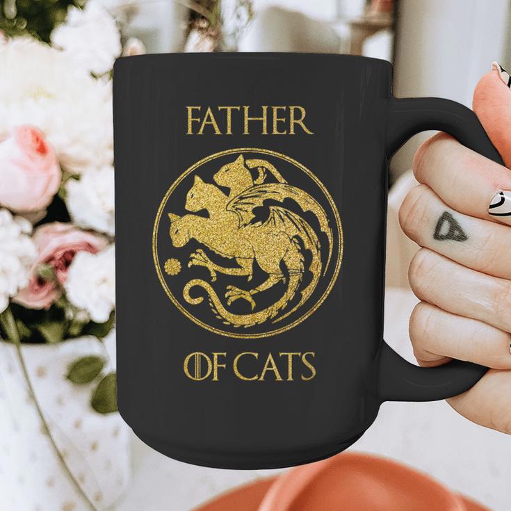Father Of Cats Shirt Cat Dad Cat Daddy Graphic Print Coffee Mug