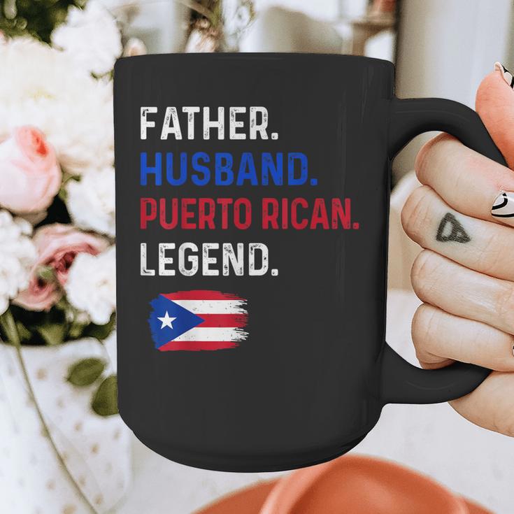 Father Husband Puerto Rican Legend Proud Dad Rico Flag Graphic Print Coffee Mug Father Husband Puerto Rican Legend Proud Dad Rico Flag Graphic Print Coffee Mug