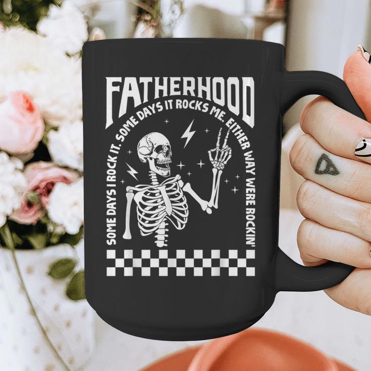 Fatherhood Dad Tour Some Days I Rock It Happy Father's Day Graphic Print Coffee Mug