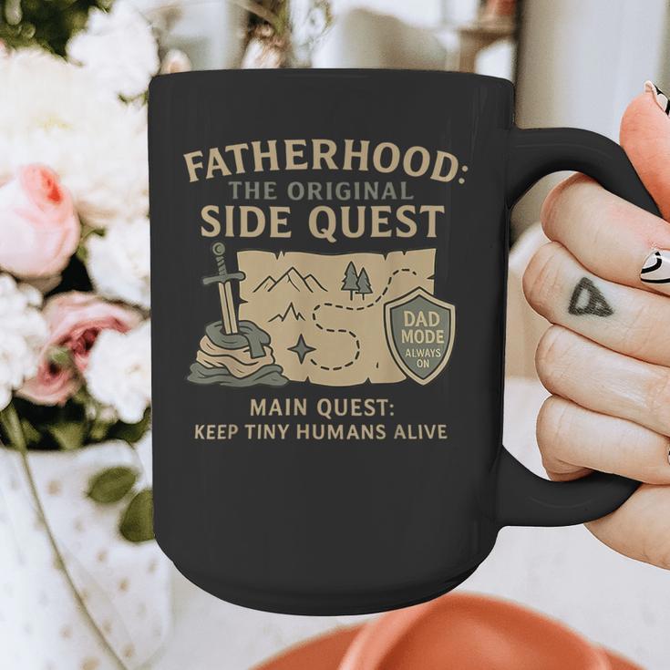 Fatherhood The Original Side Quest Dad Mode Graphic Print Coffee Mug