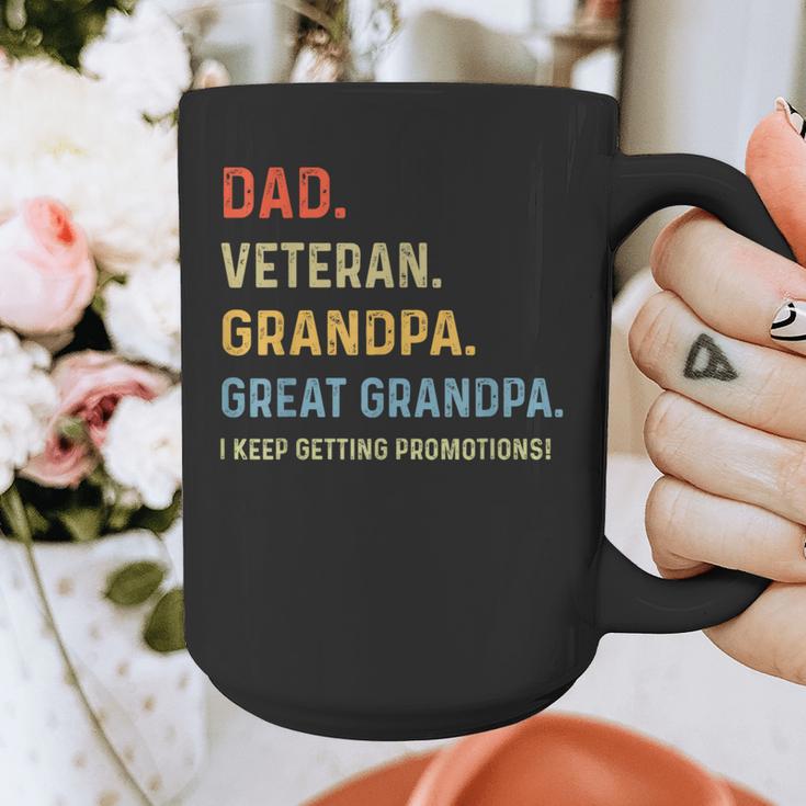 Fathers Day Dad Veteran Grandpa Great Grandpa Graphic Print Coffee Mug