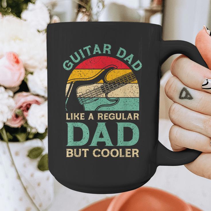 Fathers Day Guitar Dad For Guitarist Music Lover Dad Graphic Print Coffee Mug
