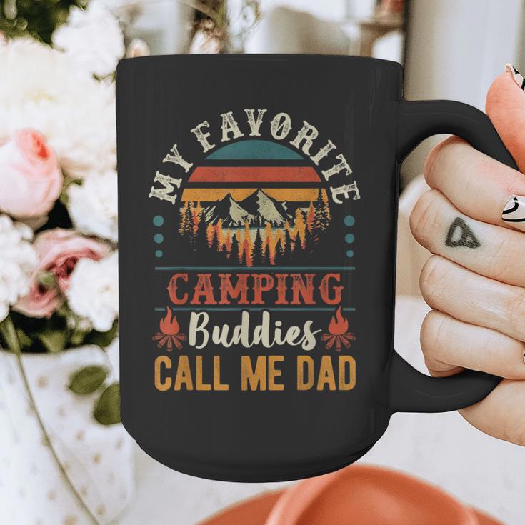 My Favorite Camping Buddies Call Me Dad Father Sayings Graphic Print Coffee Mug