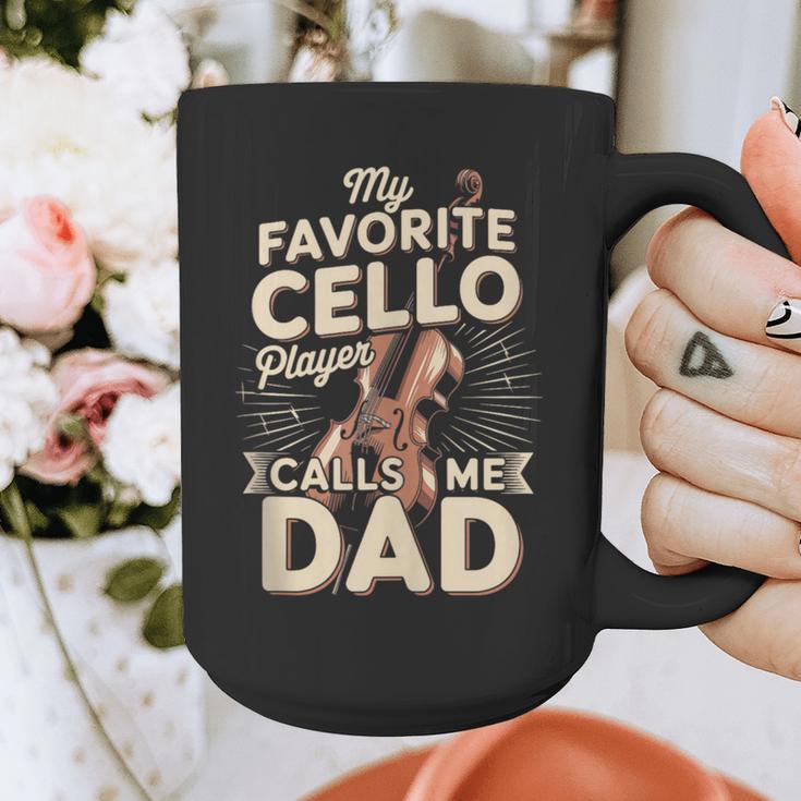 My Favorite Cello Player Calls Me Dad Fathers Day Graphic Print Coffee Mug